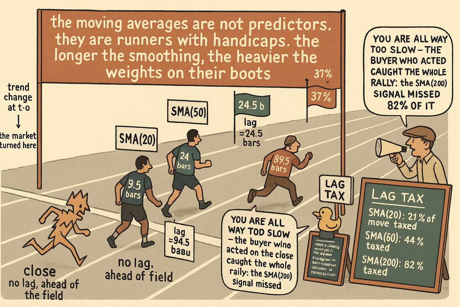2.18: The Hidden Cost of Every Moving Average: Lag