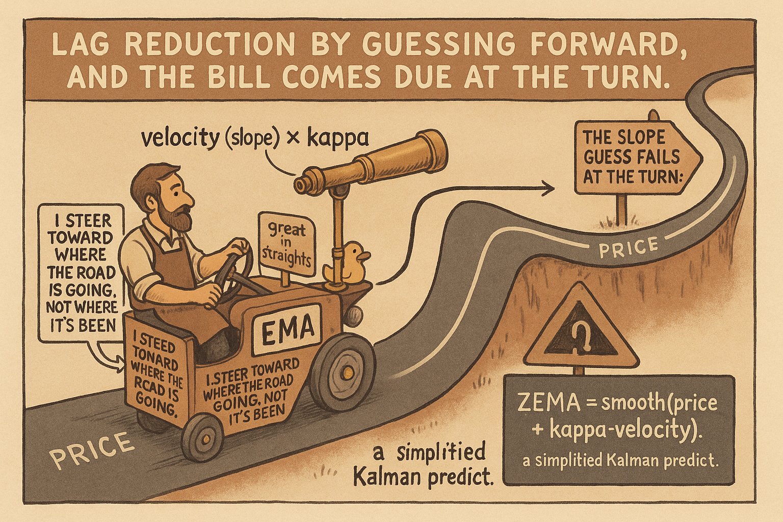 2.36 Zero-Lag EMA: The Kalman Filter, Simplified