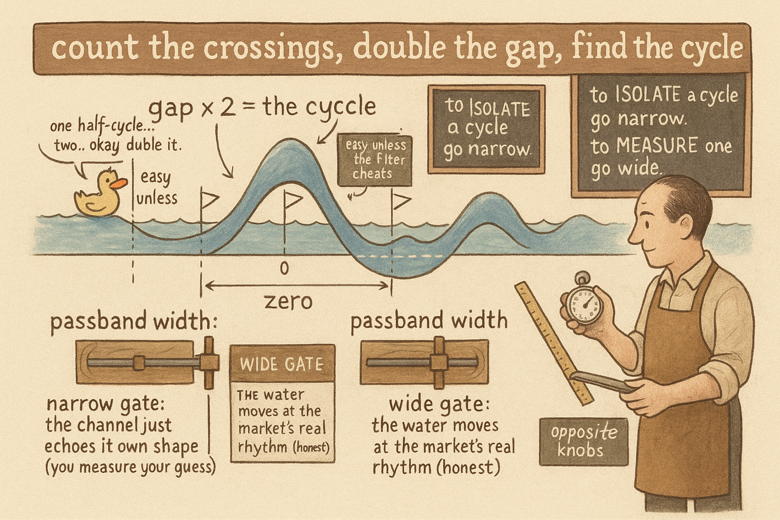 2.51 Measuring the Dominant Cycle with Band-Pass Zero Crossings