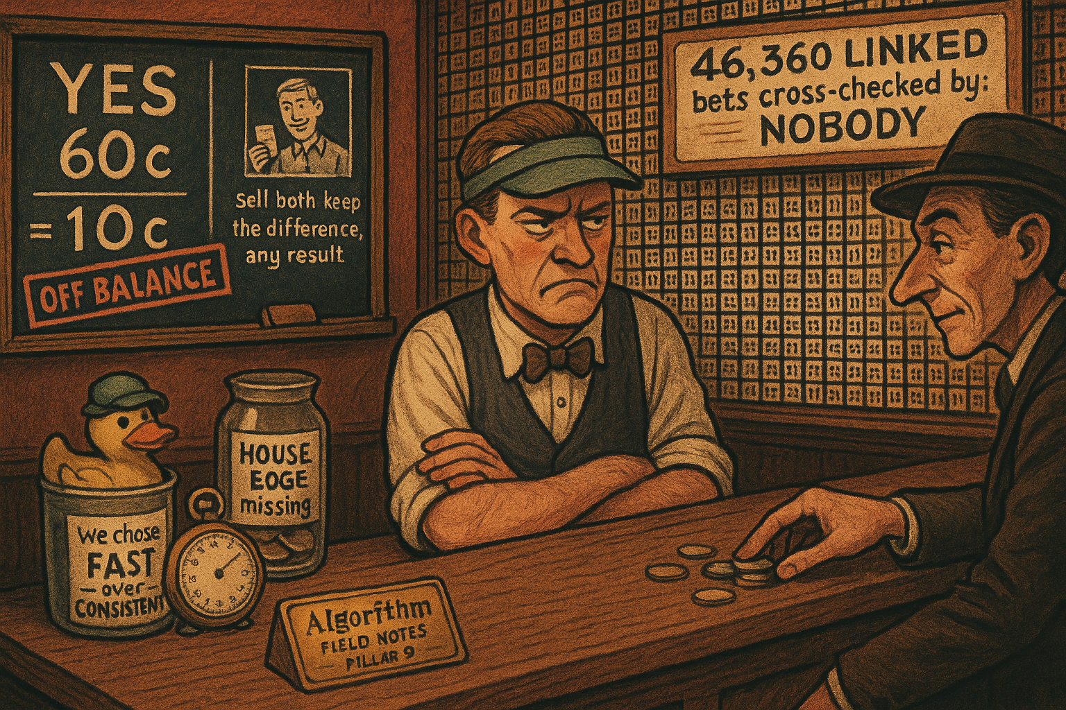 9.7 The Dutch Book Theorem, Plainly, and Why Polymarket Will Always Have Arbitrage