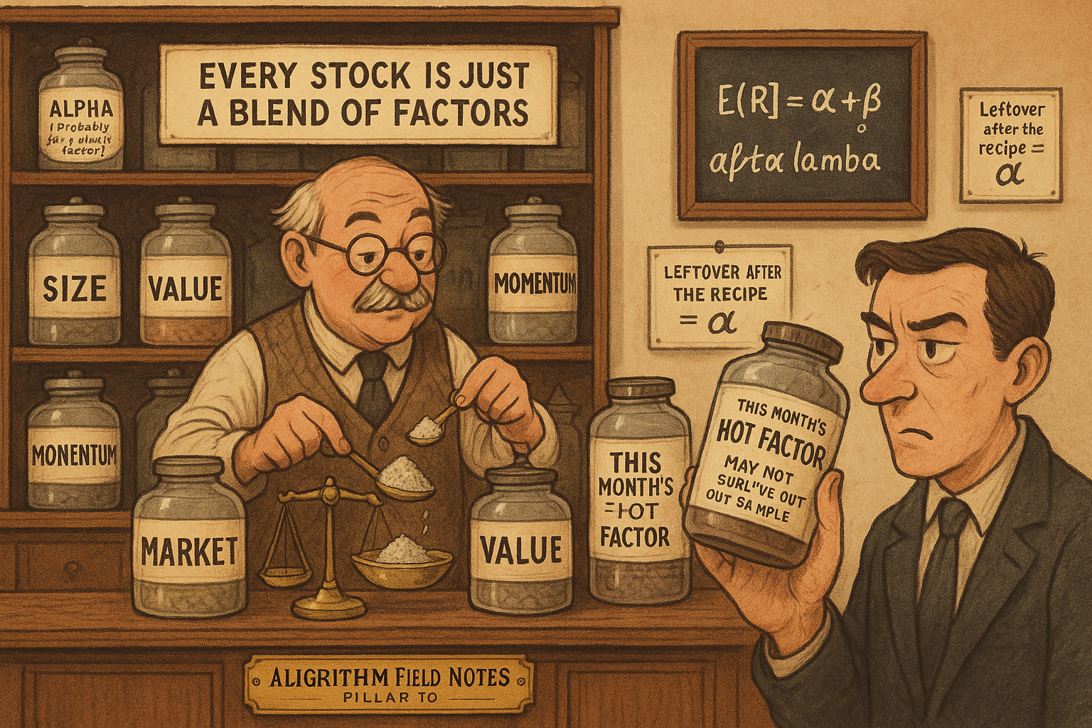 10.1 What a Factor Actually Is: α + βλ, and Why the Market Is Factor #1