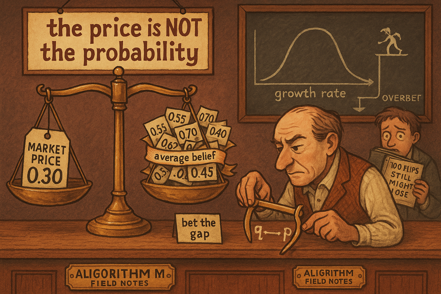 9.35 Kelly When Price ≠ Probability: Why the Gap Persists