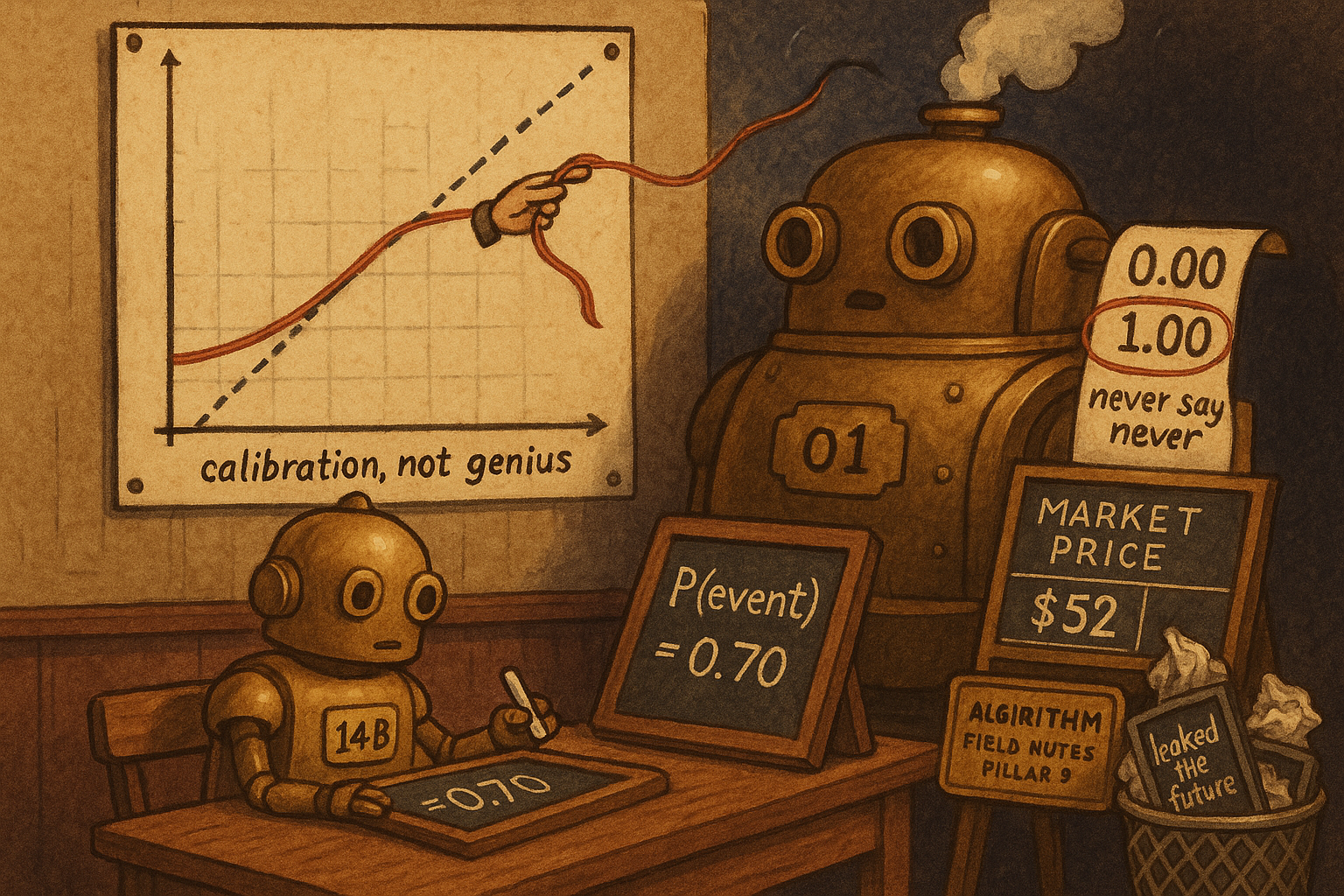9.38 Training an LLM to Forecast: Outcome-Based RL and the Calibration Win