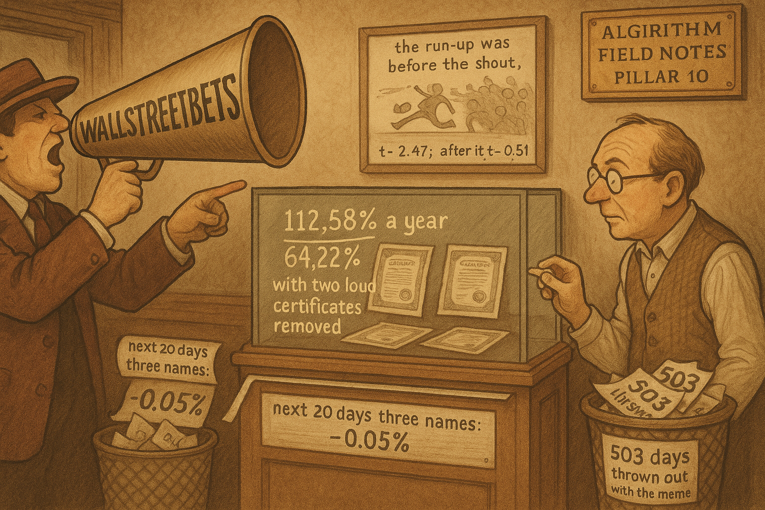 10.19 Is Attention a Factor? WSB Herding, BERT Sentiment, and the Meme Confound