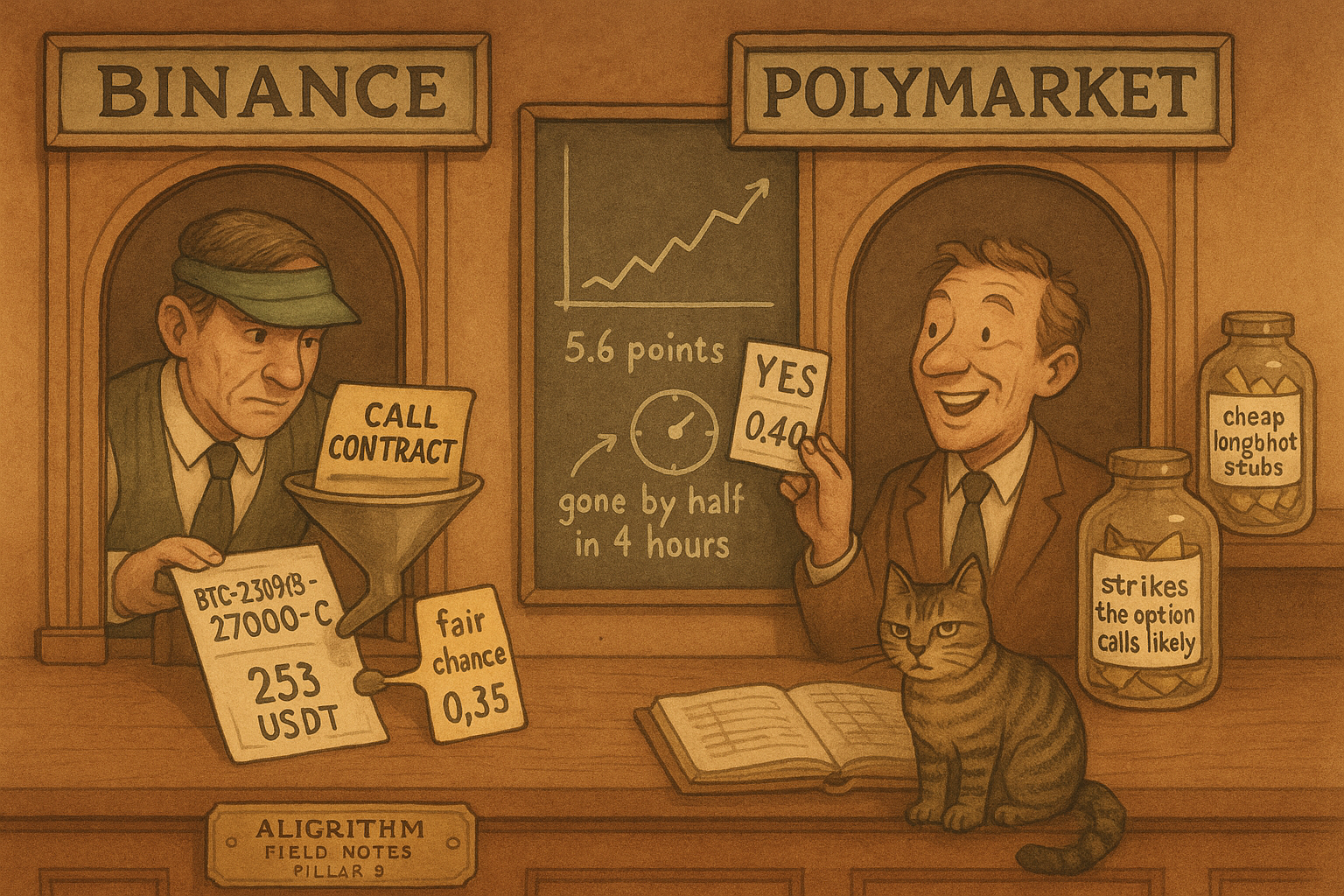 9.48 Do Prediction Markets Match Option Prices? The Binary Benchmark