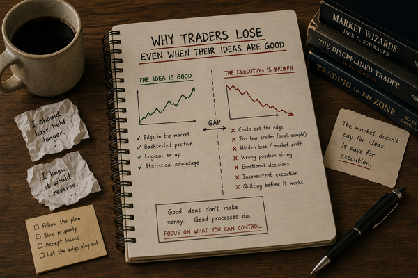 Why Traders Lose Even When Their Ideas Are Good