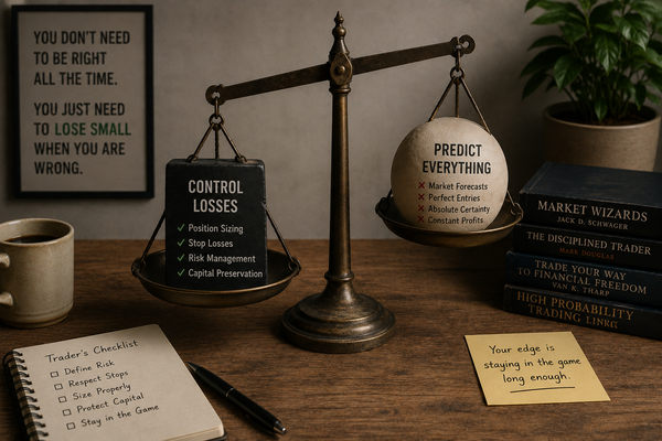 The Trader's Real Job: Control Losses, Not Predict Everything
