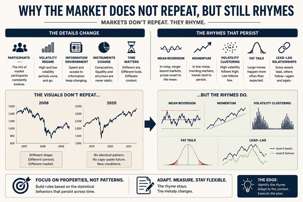 Why the Market Does Not Repeat, But Still Rhymes