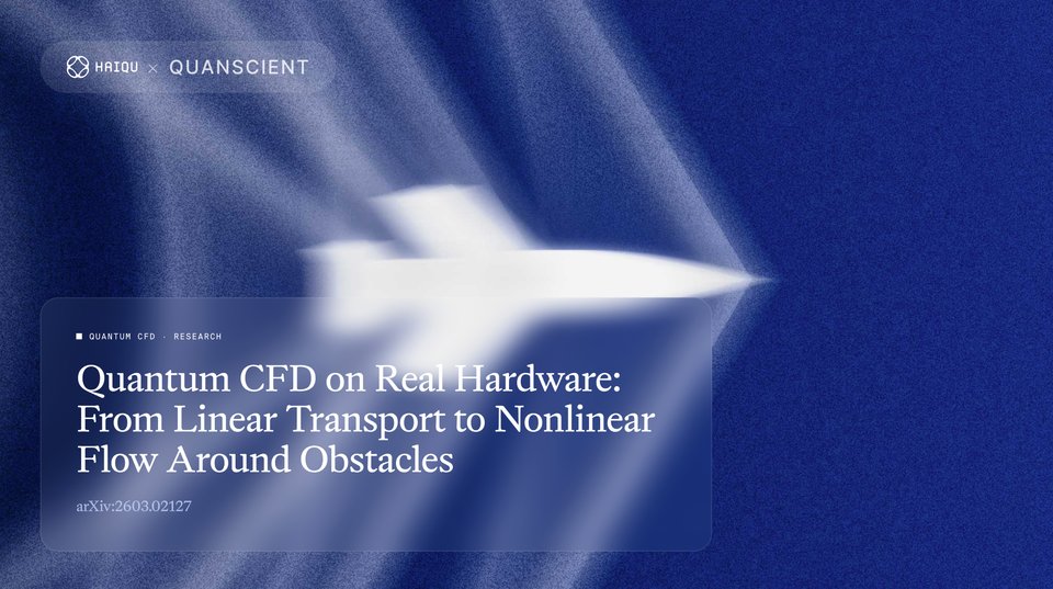 Quantum CFD on Real Hardware: From Linear Transport to Nonlinear Flow Around Obstacles
