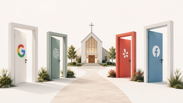 an ai generated image of doors leading to your church