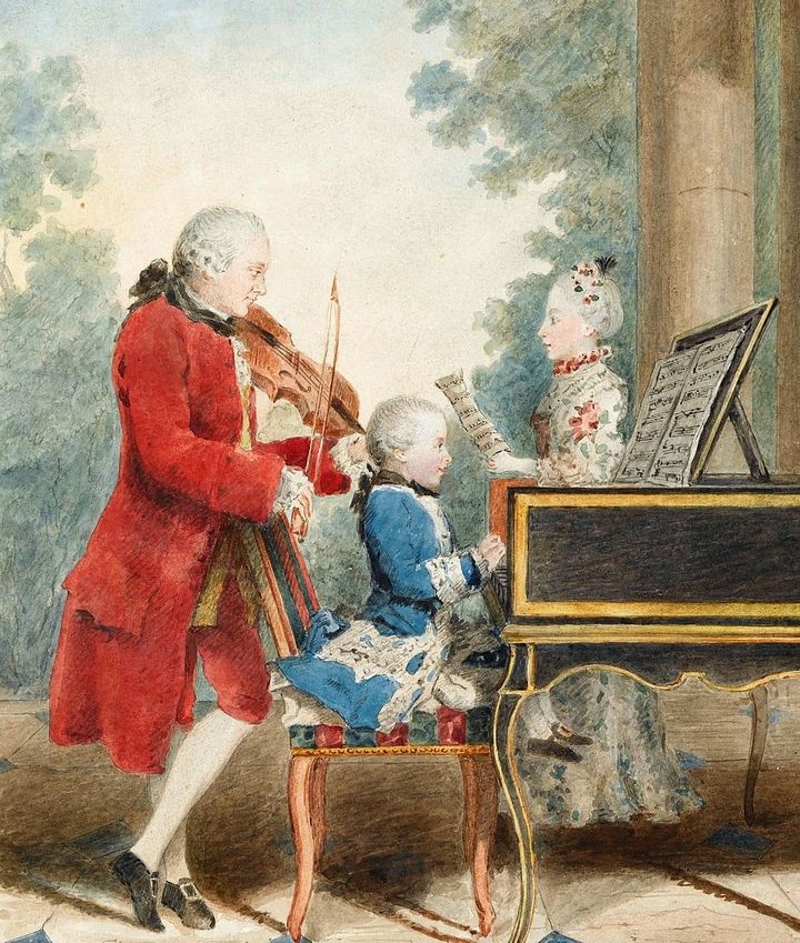 Lepold, Wolfgang, and Maria Mozart