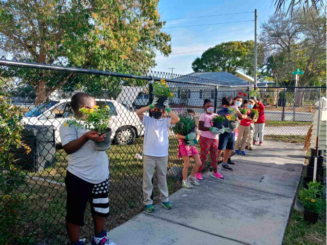 Afterschool Programs Design, Plant and Care for their Own Gardens with Center for Creative Education