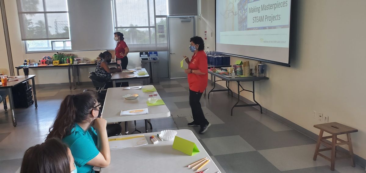 Prime Time Palm Beach County Invites Afterschool Professionals to Science Museum to Help Them to Lead STEAM Sessions for Children and Youth