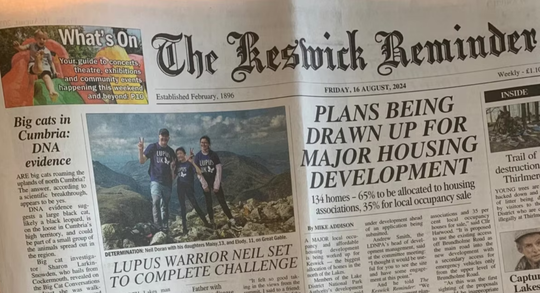 Is the future of local news in the Lake District?