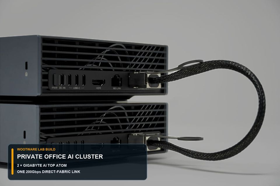 GIGABYTE AI TOP ATOM: How we built a two-node private AI cluster
