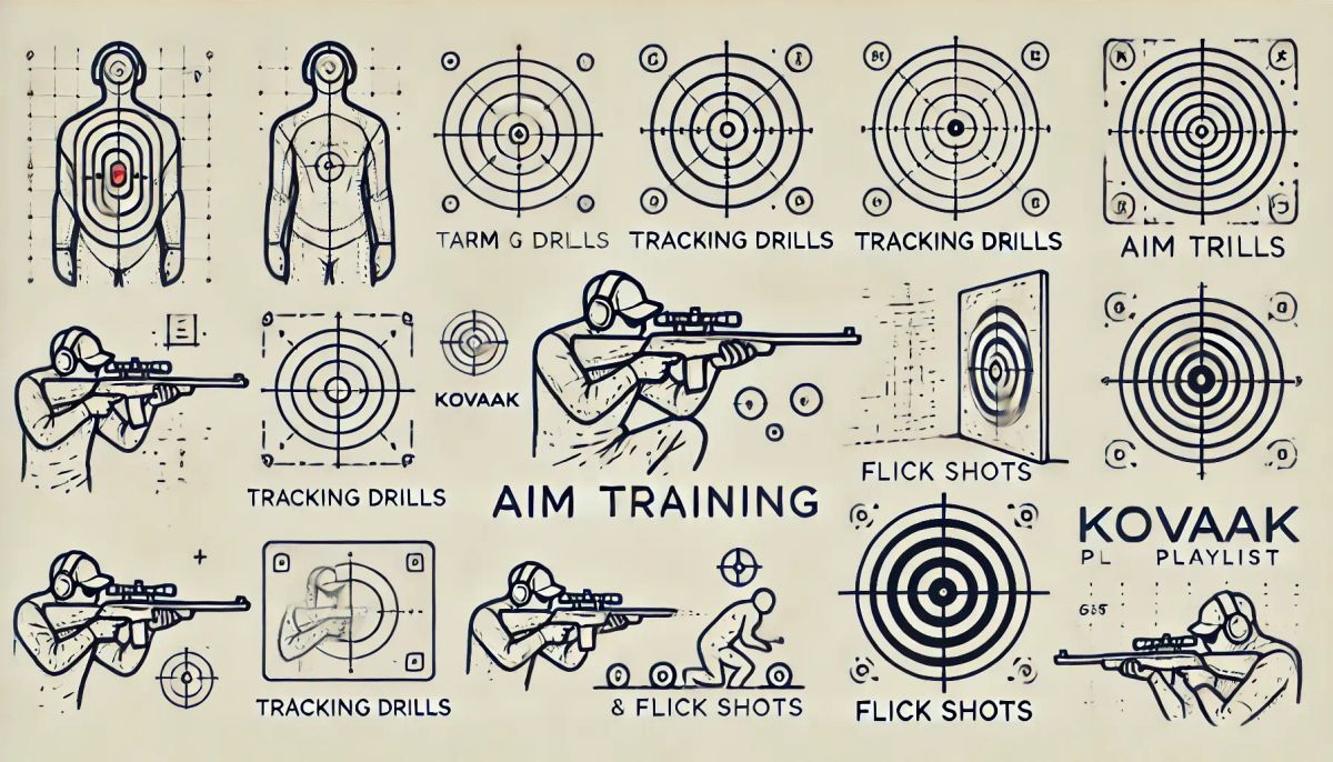 Kovaaks Des Playlist et des Scenarios pour une AIM de zinzin