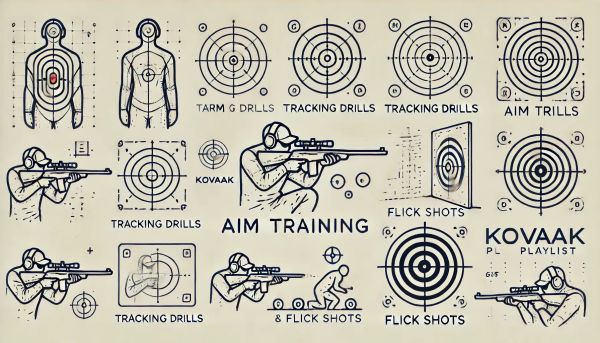 Kovaaks Des Playlist et des Scenarios pour une AIM de zinzin