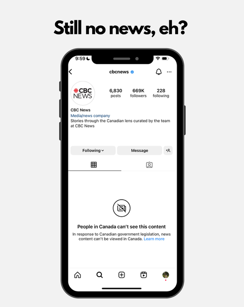 Breaking the News: Meta's News Ban is Making Headlines Canadians Can't See