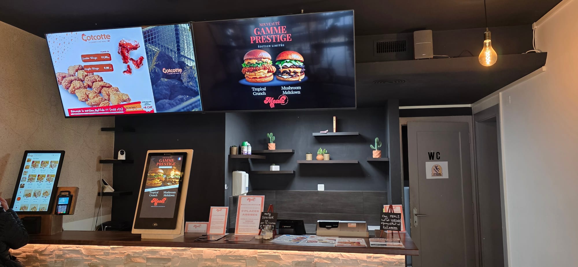 Le comptoir de chez Mealz