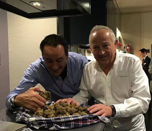 Monsieur Capponi avec Edgard Bovier