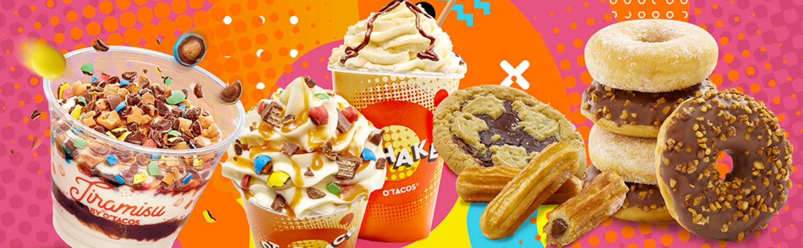 Les desserts typiques des fast-food halal français.