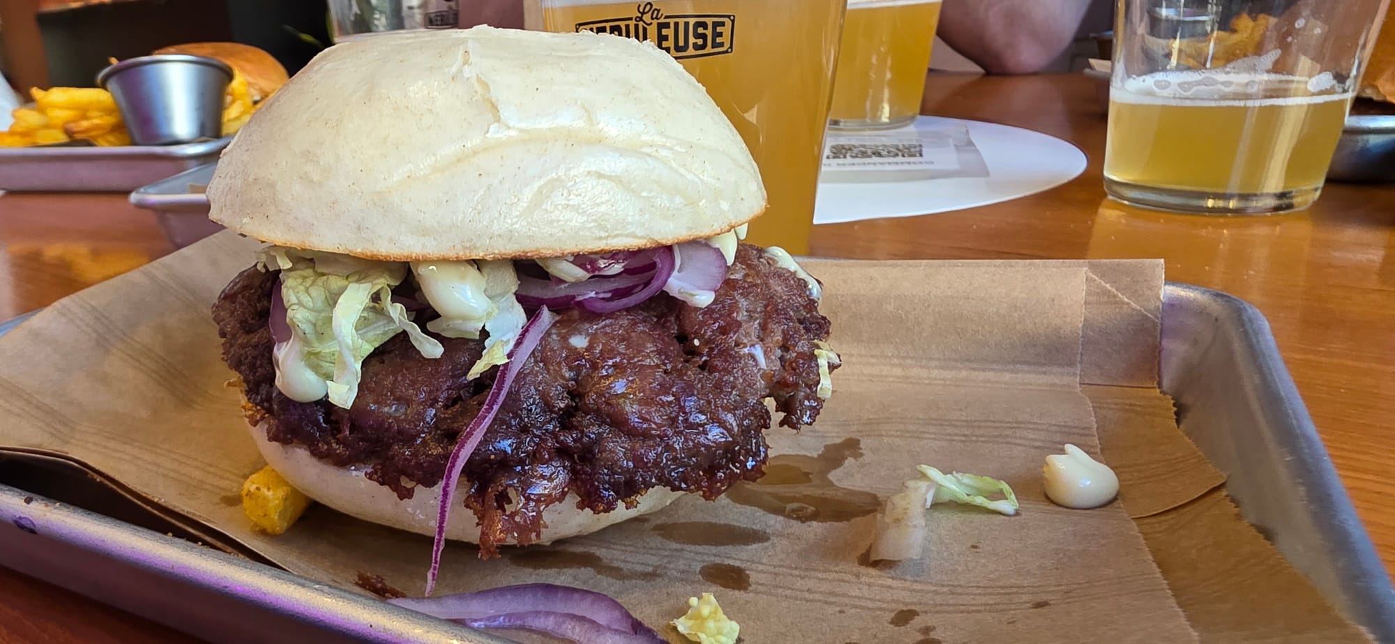 Le bao burger chez Smache.