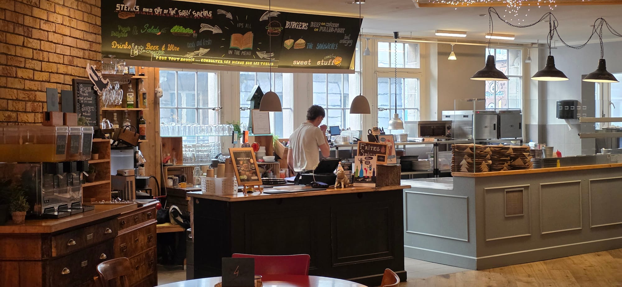 Le comptoir du Crazy Wolf