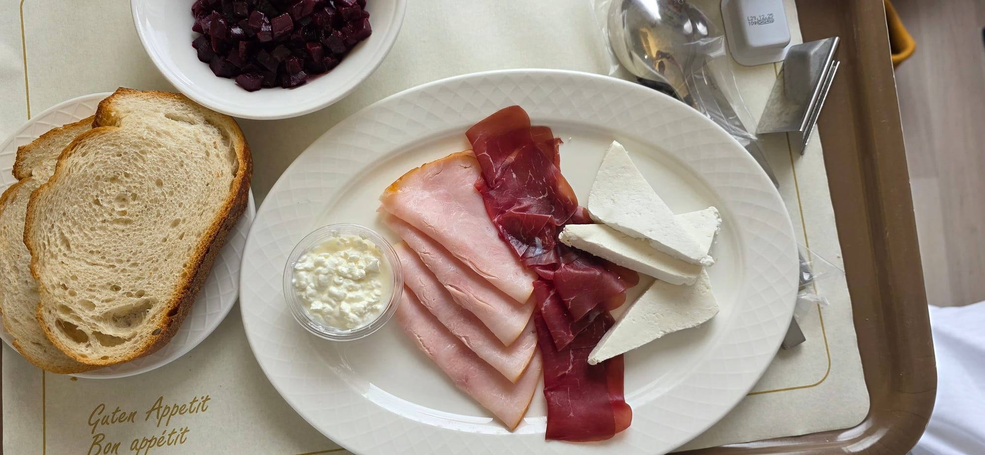 Un menu sans lipides à l'hôpital