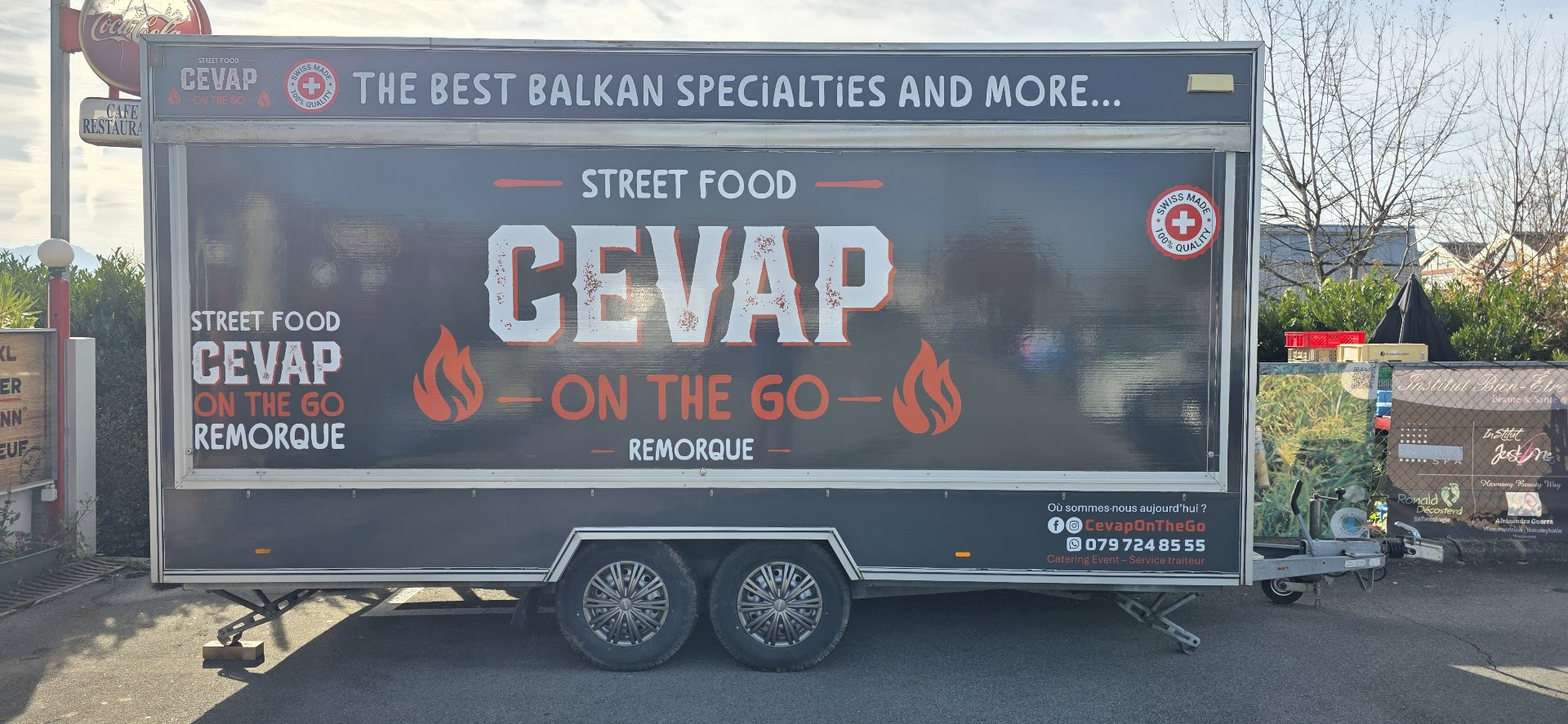 Food truck chez New Adoc.