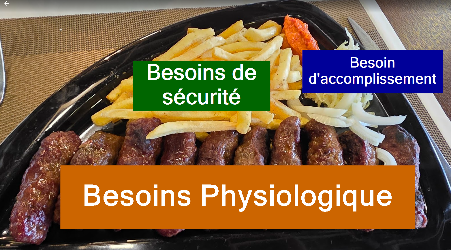 Même humouristique sur l'assiette de New Adoc.