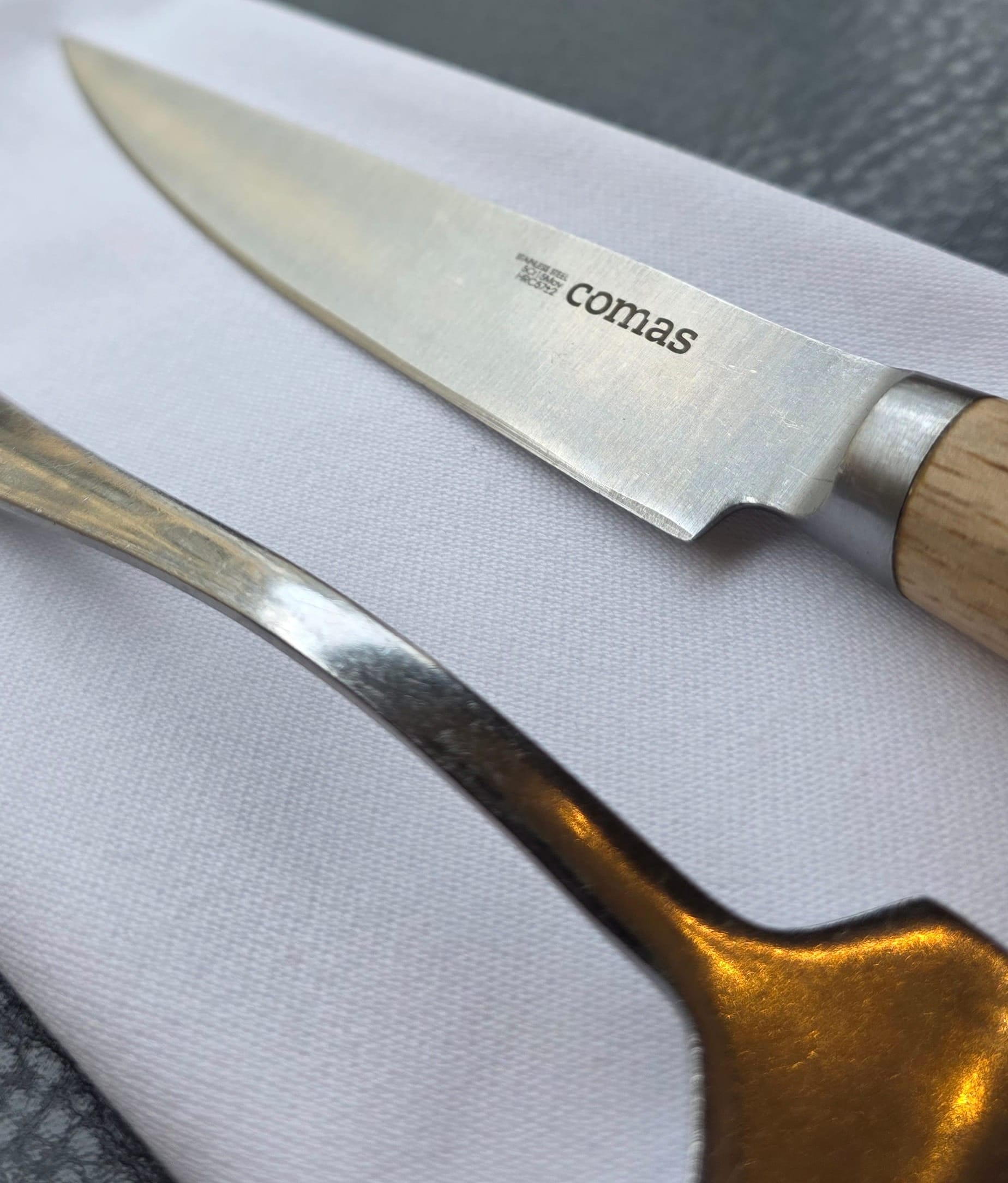 Couvert de la marque Comas, chez Pepper à Lausanne.