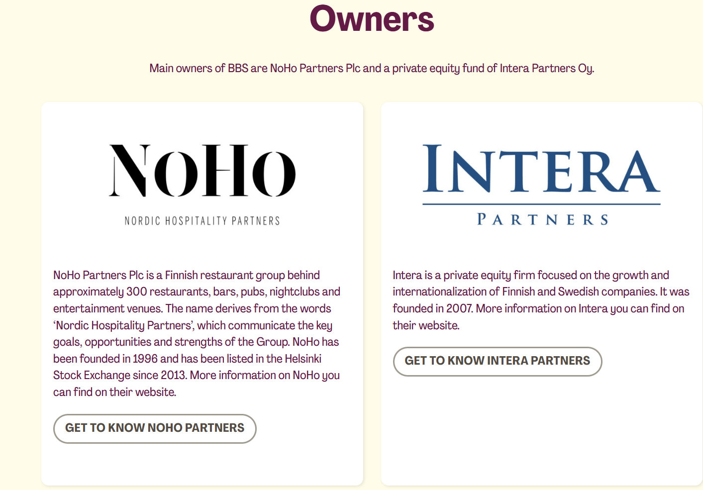 Capture d'écran du site Holy Cow.