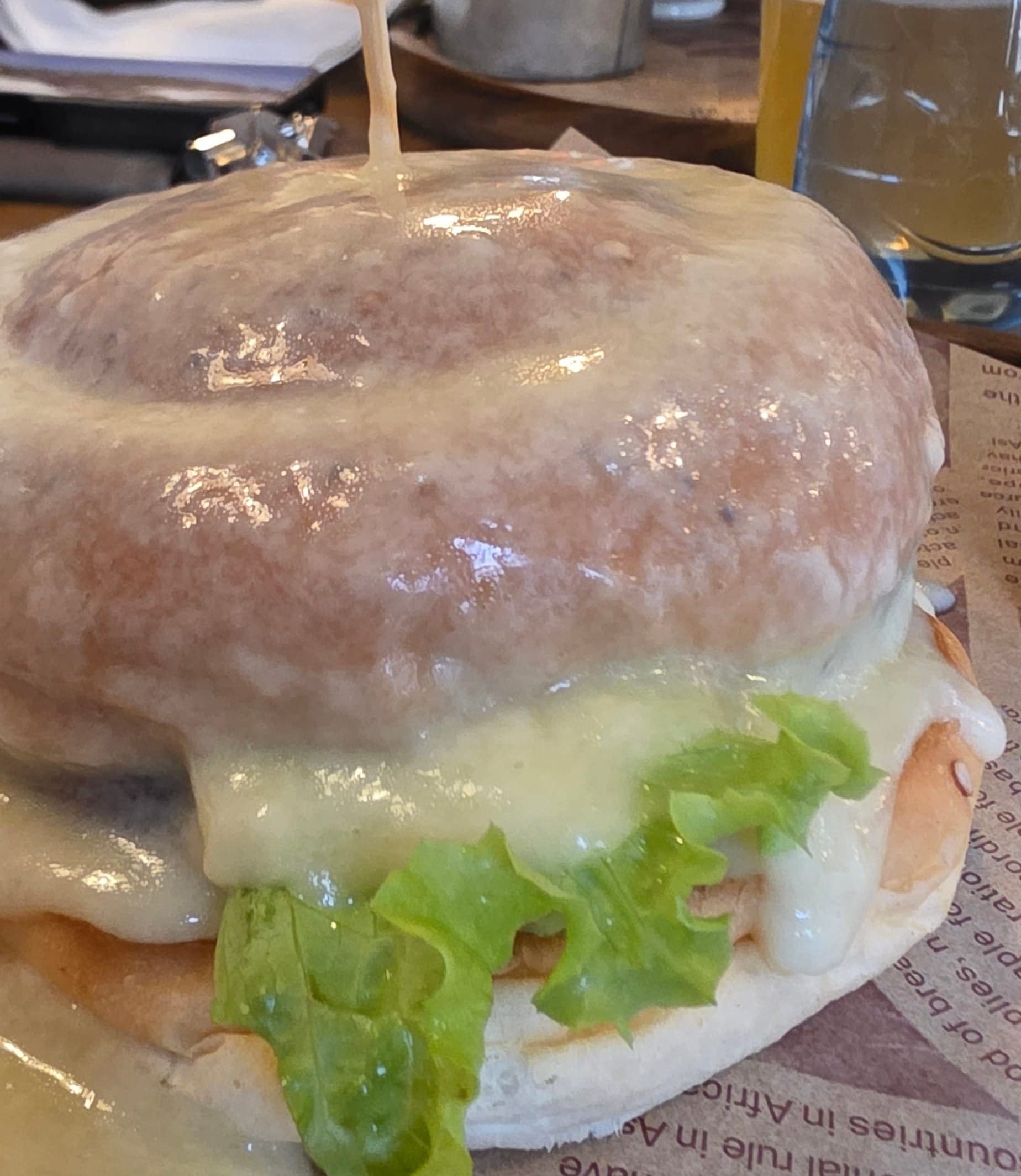 Burger de chez Crazy Wolf à Lausanne