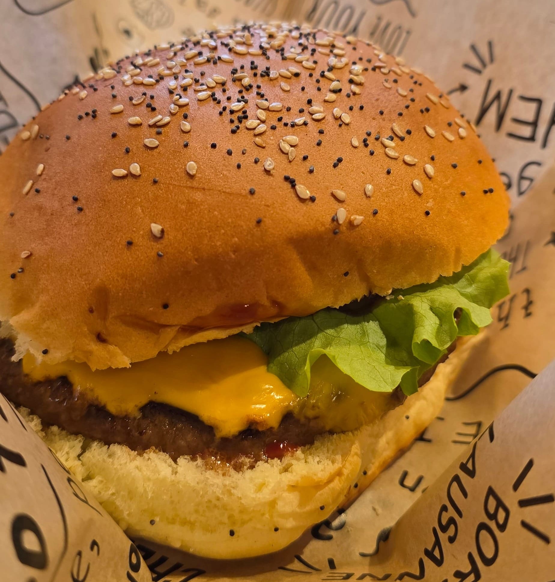 Burger de chez Holy Cow à Lausanne