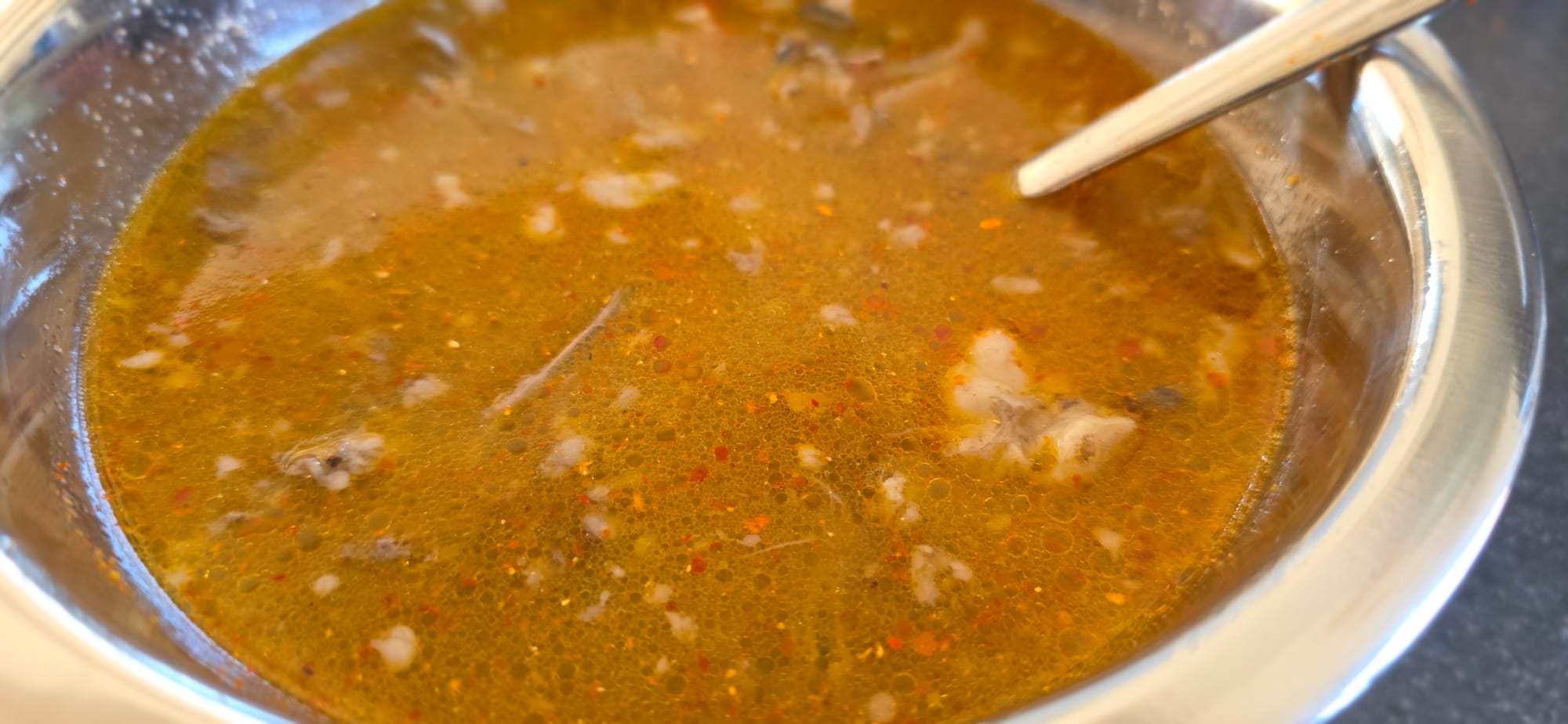 Une soupe épicée turque.