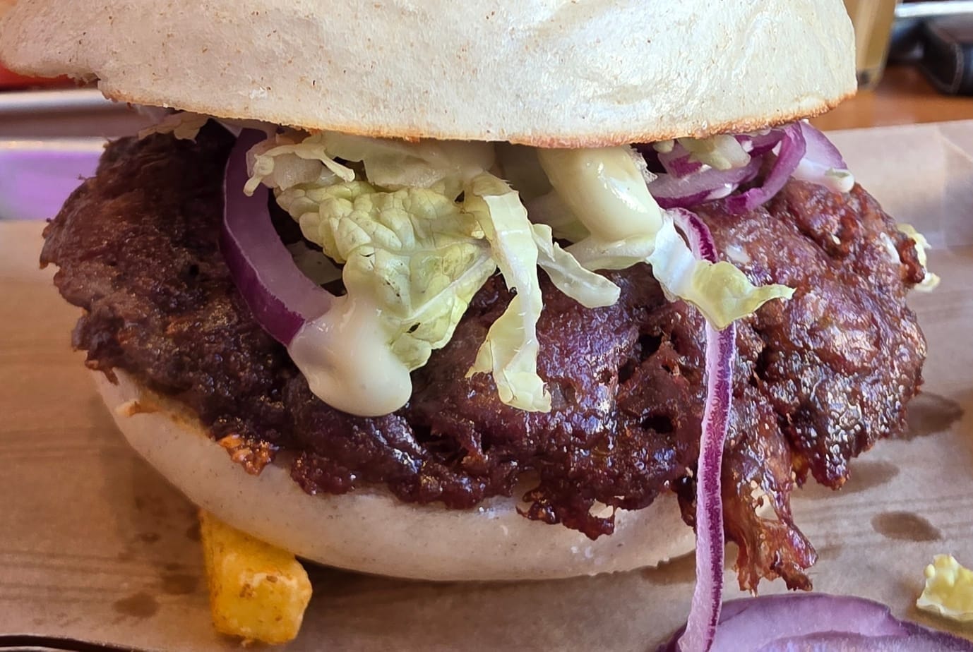 Burger de chez Smache à Lausanne.