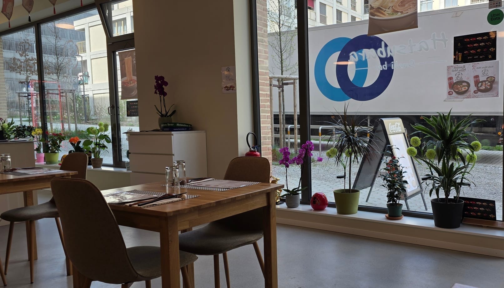 Intérieur d'Hatsuubara, restaurant à Ramen à Lausanne