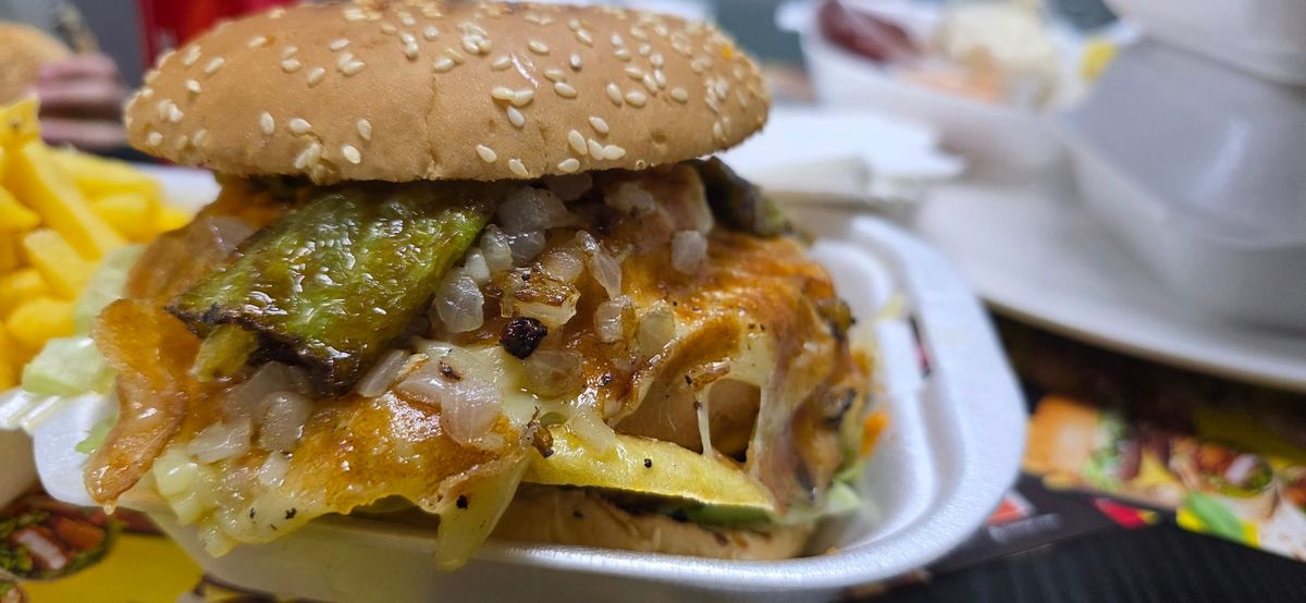 Le burger mexicain chez Taxi  