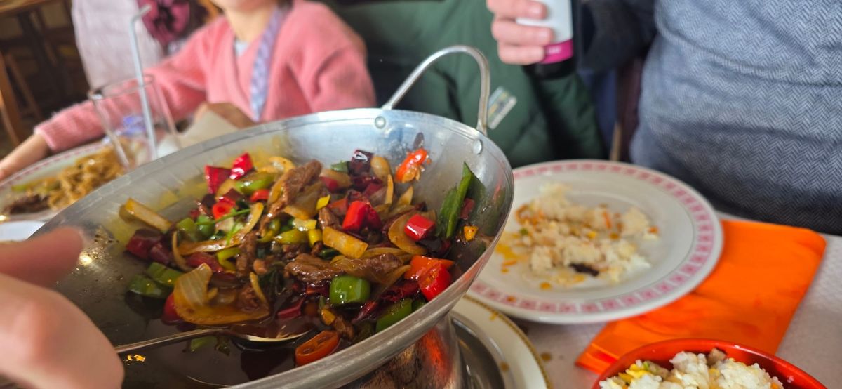 wok de sauté de boeuf chez Henan à Renens 