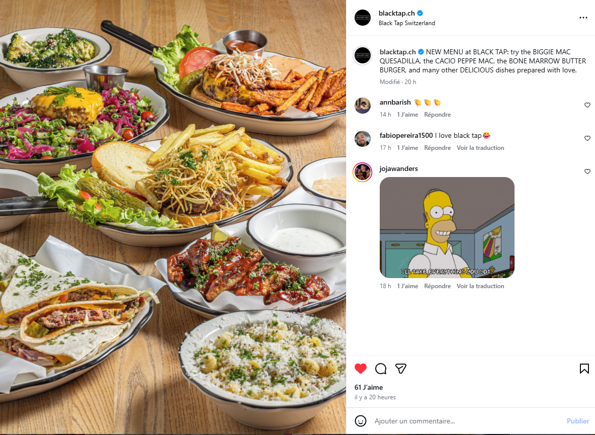 Black Tap, le spécialiste du burger et du milkshake instagrammable revoit sa carte
