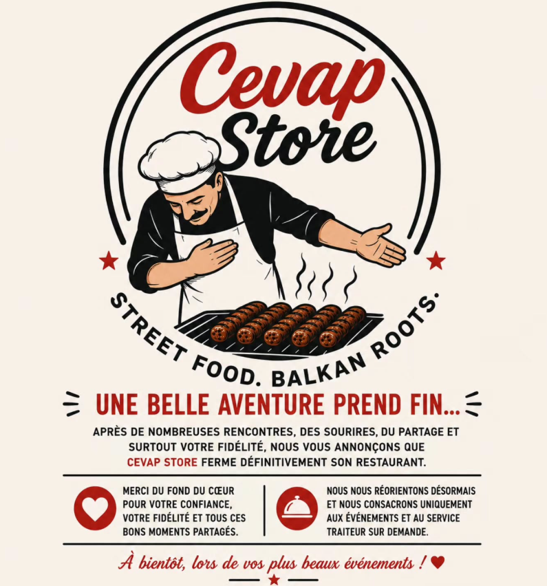 Cevap Store : le spécialiste du ćevapi ferme ses portes
