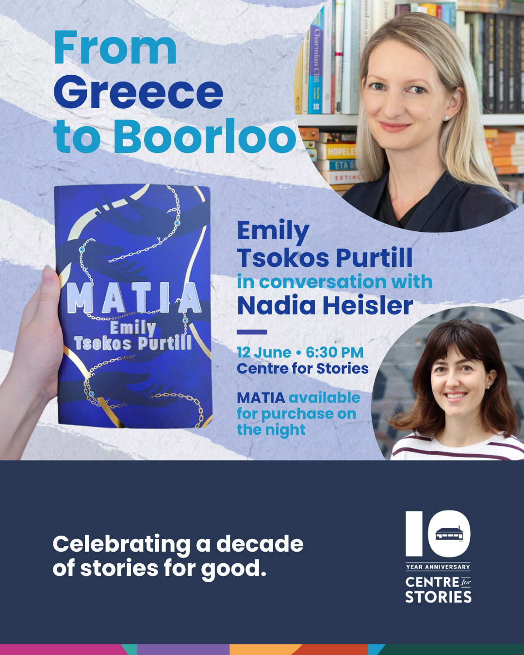 MATIA - The Centre for Stories - In conversation with Nadia Heisler - 12 June 2025