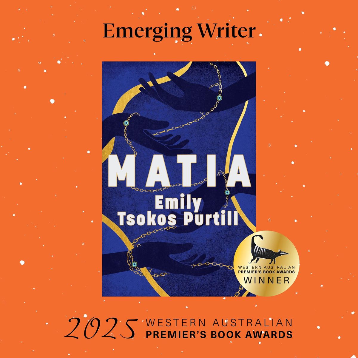 MATIA - 2025 Western Australian Premier's Book Award Winner