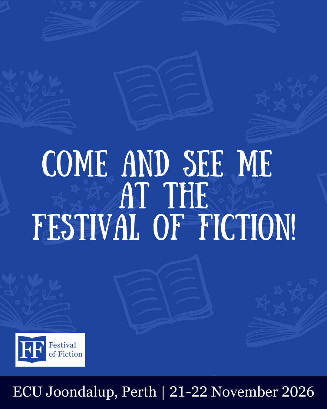 Event - 2026 Festival of Fiction, Perth - Tickets on sale now 📚🥳