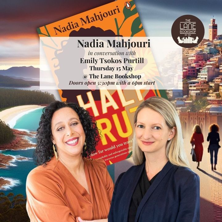 Event - In conversation with Nadia Mahjouri at The Lane Bookshop - 15 May 2025
