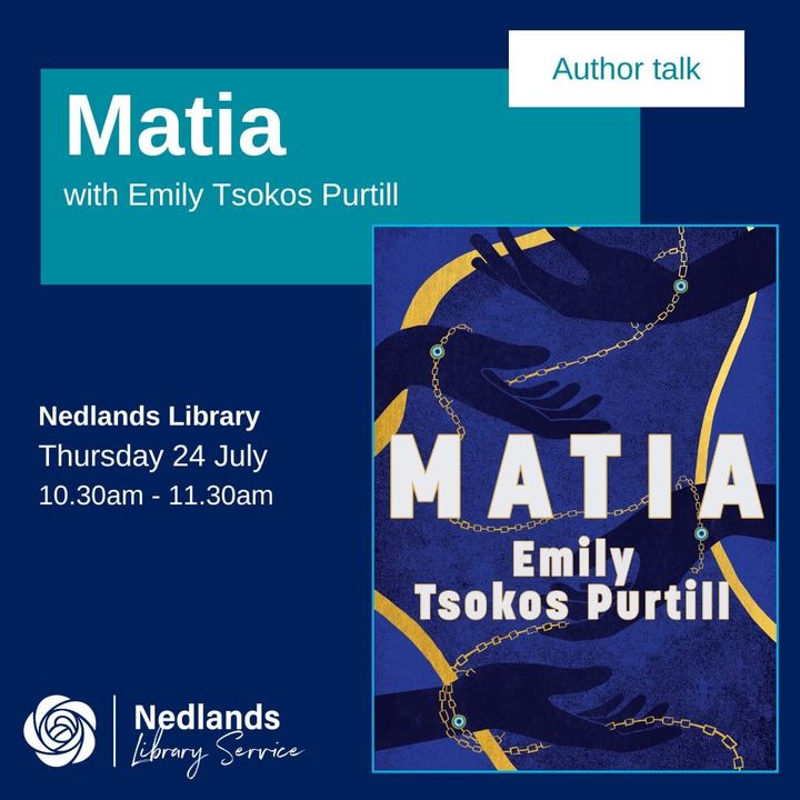 MATIA - Author talk at Nedlands Library - 24 July 2025