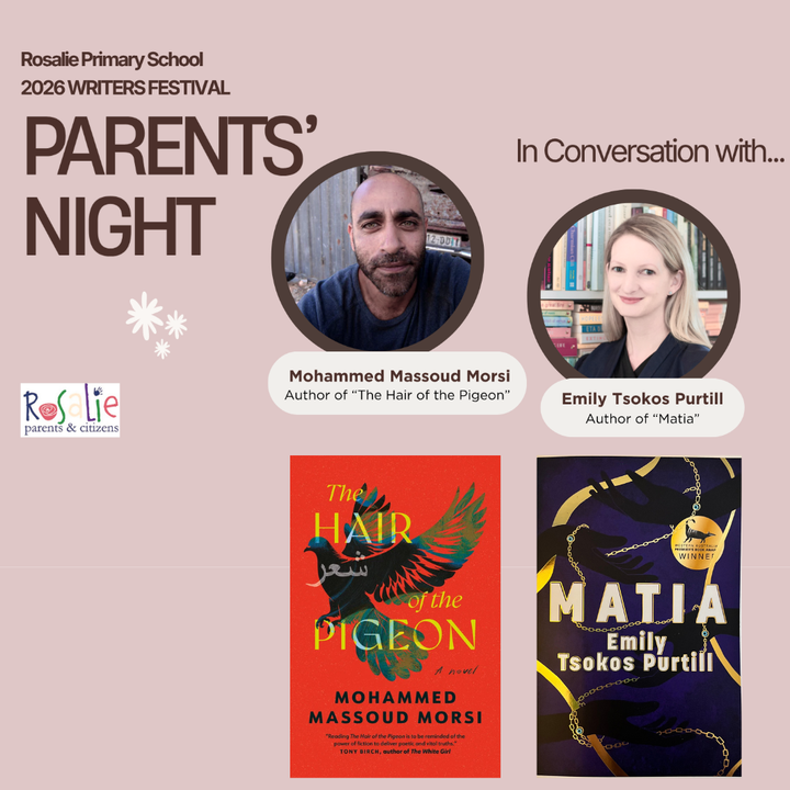 News - Rosalie Writers' Festival Parents' Night, August 2026