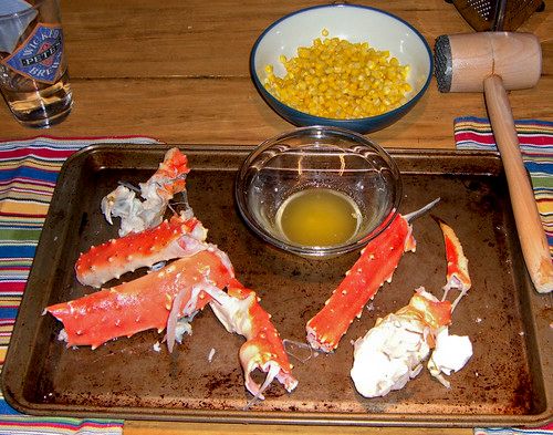King Crab Legs & Hammer