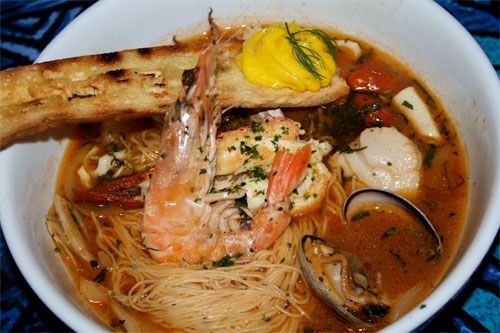 Bouillabaisse at Mama's Fish Hosue 