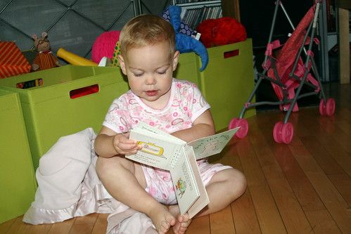 Reading Pat the Puppy